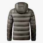 Padded Puffer Jacket with Adjustable Hood