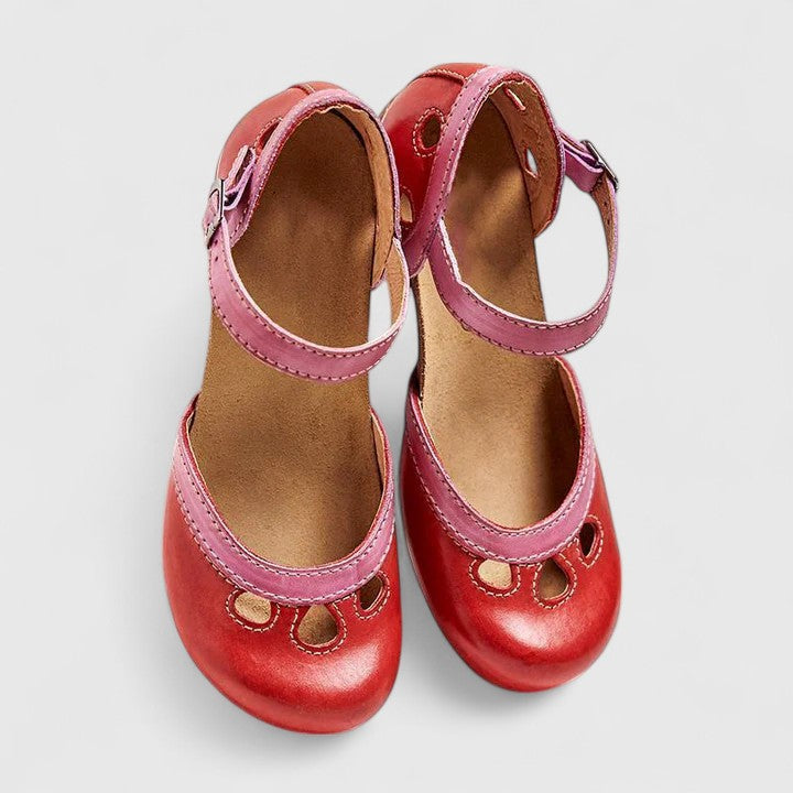 Konturformade sandaler med jämn tryckfördelning
