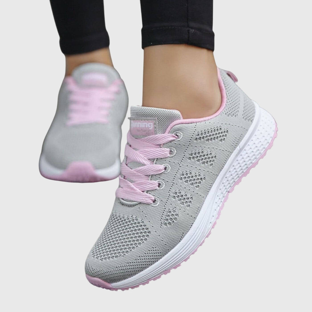 Cushioned Trainers with Shock Absorbing Sole