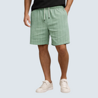 Men's Linen Shorts with Relaxed Regular Fit