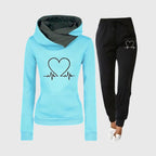 Two Piece Tracksuit with Relaxed Comfortable Fit