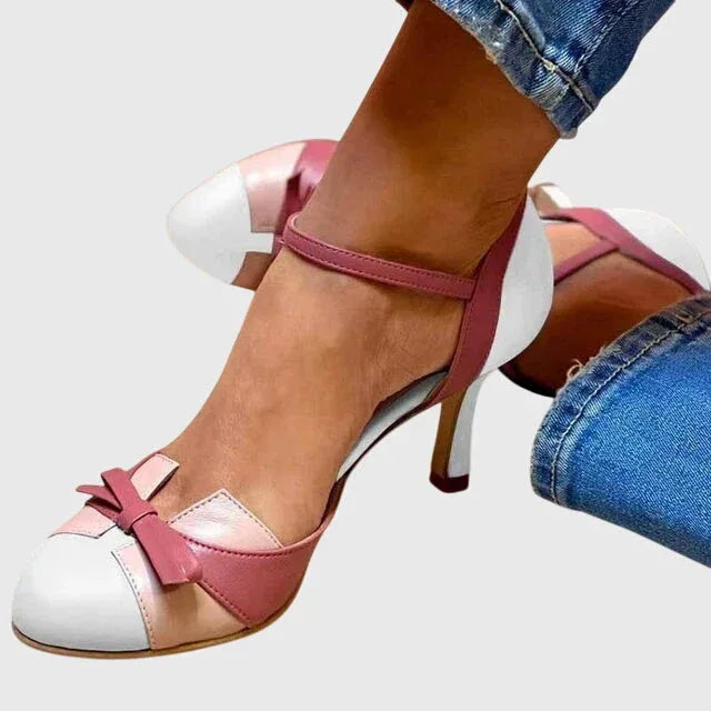 Fine Heel Sandals with Cushioned Footbed