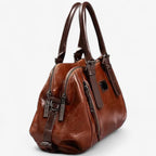 Faux Leather Flap Bag with Adjustable Strap and Magnetic Closure
