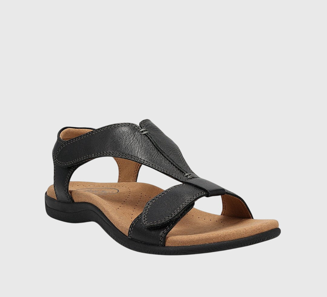 Sandalias con tira de velcro y plantilla acolchada