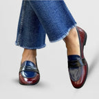 Minimalistiska loafers med säker passform
