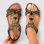 Sandalias de puntera ancha con suela estable y con sujeción