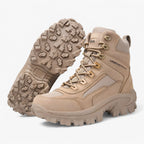 Tactical Boots with Shock-Absorbing Sole