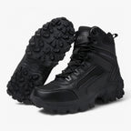 Tactical Boots with Shock-Absorbing Sole