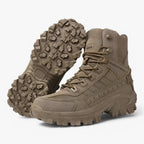 Tactical Boots with Shock-Absorbing Sole