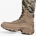 Tactical Boots with Shock-Absorbing Sole