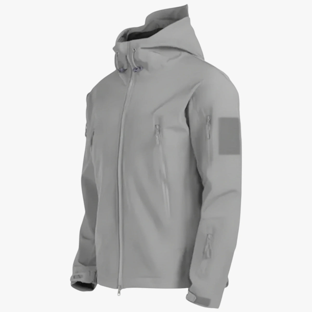 Water-Resistant Windproof Jacket with Multiple Pockets