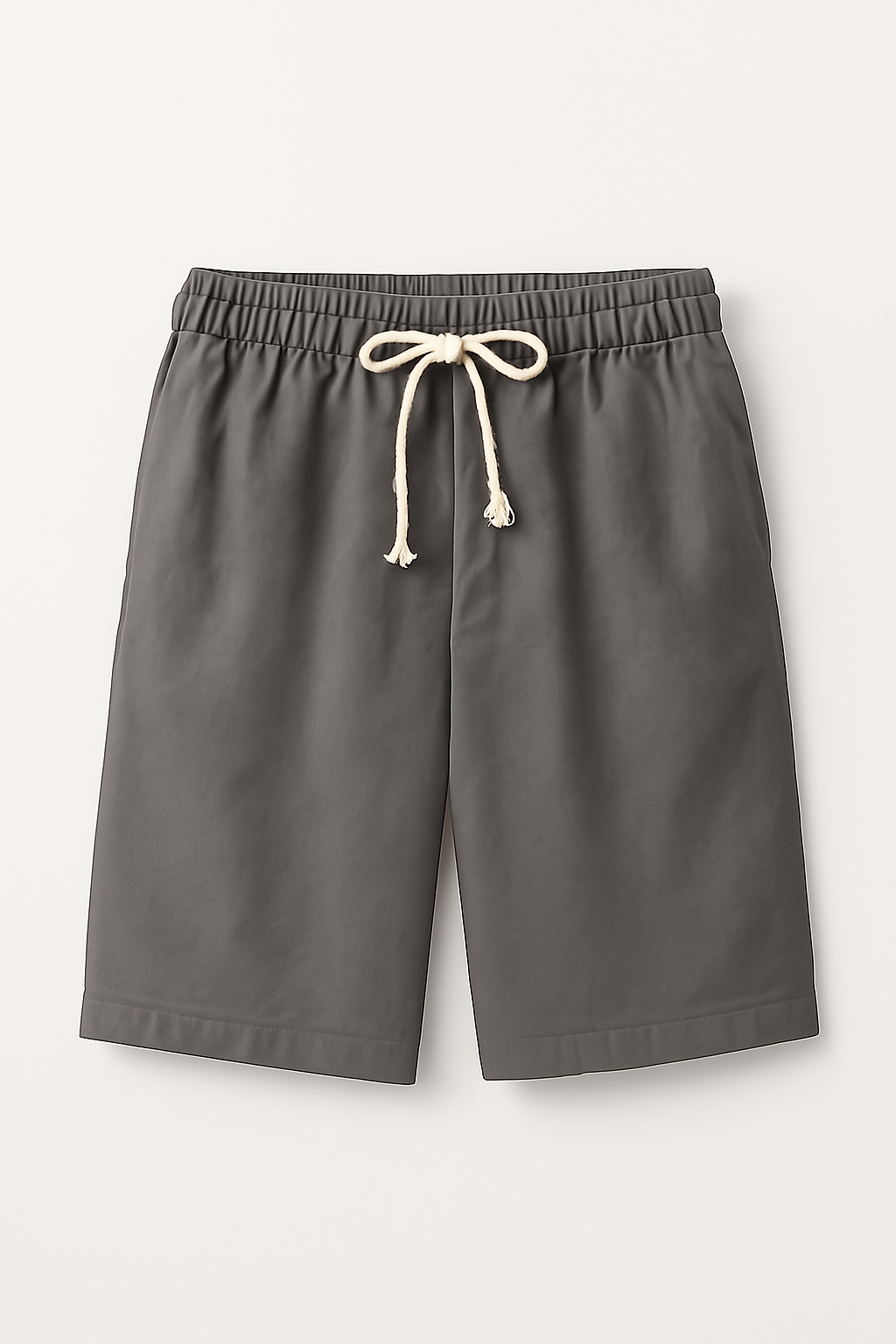 Lightweight Linen Shorts with Drawstring Waist