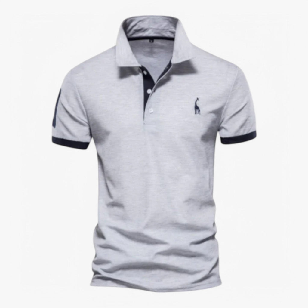 Slim-Fit Stretch Piqué Cotton Polo Shirt for Men