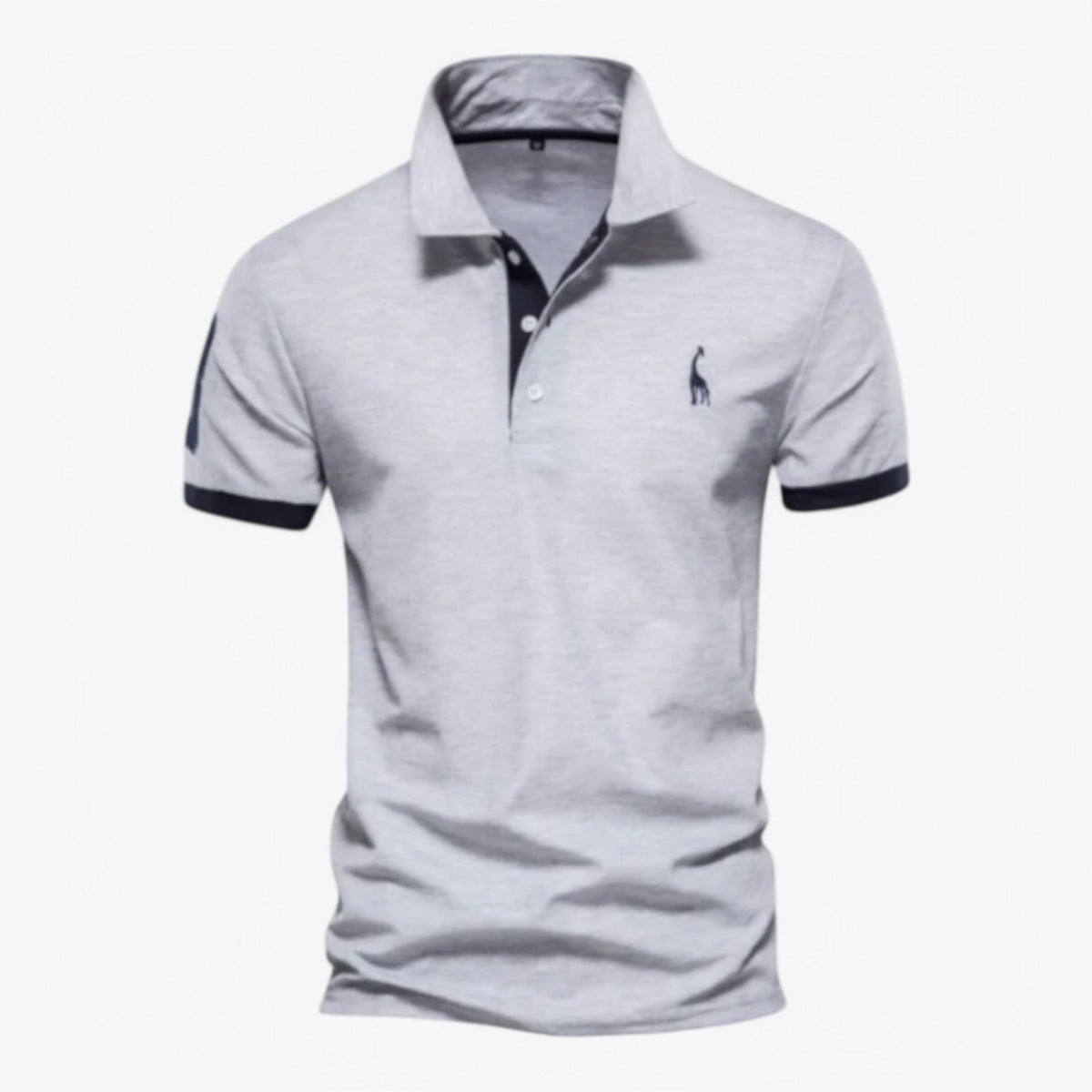 Slim-Fit Stretch Piqué Cotton Polo Shirt for Men
