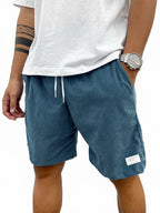 Relaxed Fit Shorts with Elastic Drawstring Waist