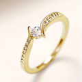 Sculpted Wave Crest Statement Ring with Bold Curve