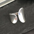 Tunn ring i vintagestil med fin skena, silverfärgad