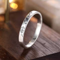 Vintage-Style Dandelion Ring with Wish Motif in Silver Colour