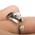 Vintage-Style Bunny Earrings in Silver Colour with Playful Charm
