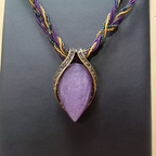 Ocean-Inspired Pendant Necklace with Deep Sea Colours
