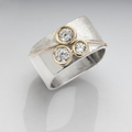 Vintage-Style Square Zirconia Ring with Neat Setting in Silver Colour