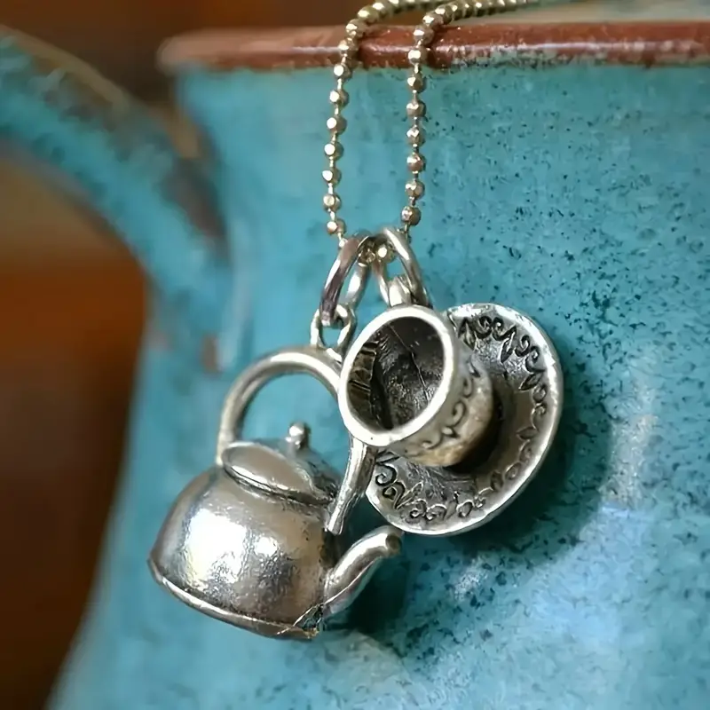 Vintage-Style Teacup Earrings with Charming Design
