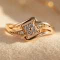 Zirconia Cocktail Ring with Generous Setting for Evenings Out