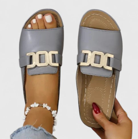 Textured Sole Sandals with Slip Resistant Grip