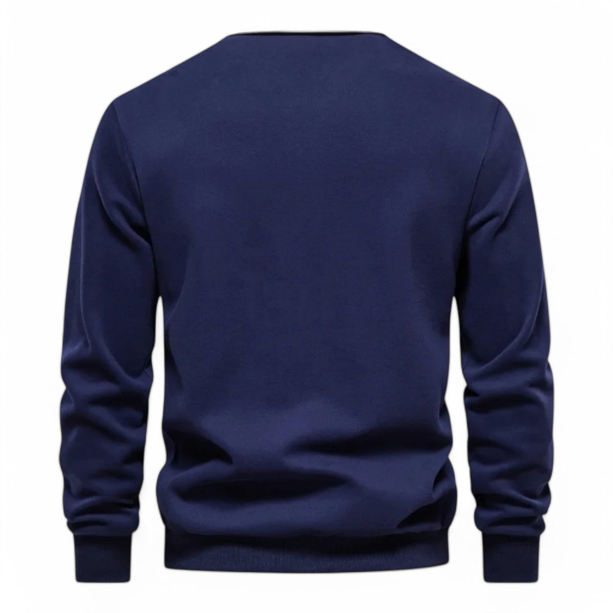 Soft Knitted Polo Sweater with Classic Button Collar