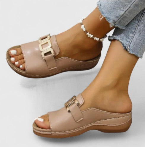 Textured Sole Sandals with Slip Resistant Grip
