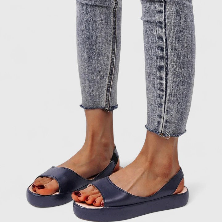 Slip-On Sandals with Ultra Soft Cushioned Insole
