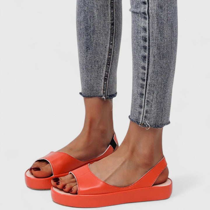 Slip-On Sandals with Ultra Soft Cushioned Insole