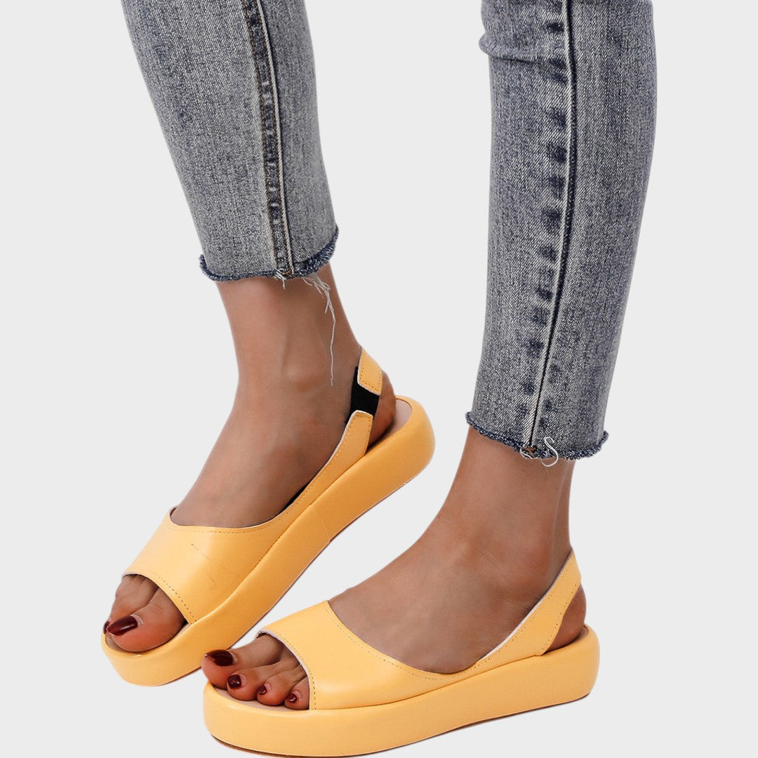 Slip-On Sandals with Padded Insole and Lightweight Sole