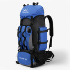 Large Capacity Water-Resistant Backpack with Hip Belt