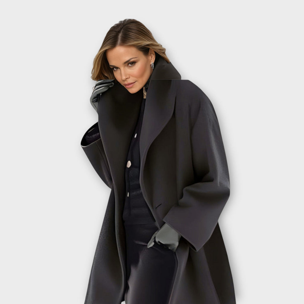 Wind Resistant Coat with Clean Structured Lines
