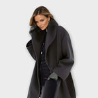 Wind Resistant Coat with Clean Structured Lines