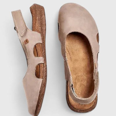 Dämpade sandaler med halkfri gummisula