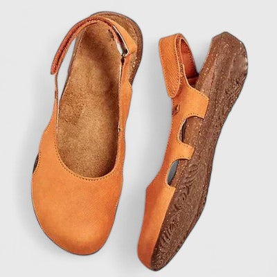 Dämpade sandaler med halkfri gummisula