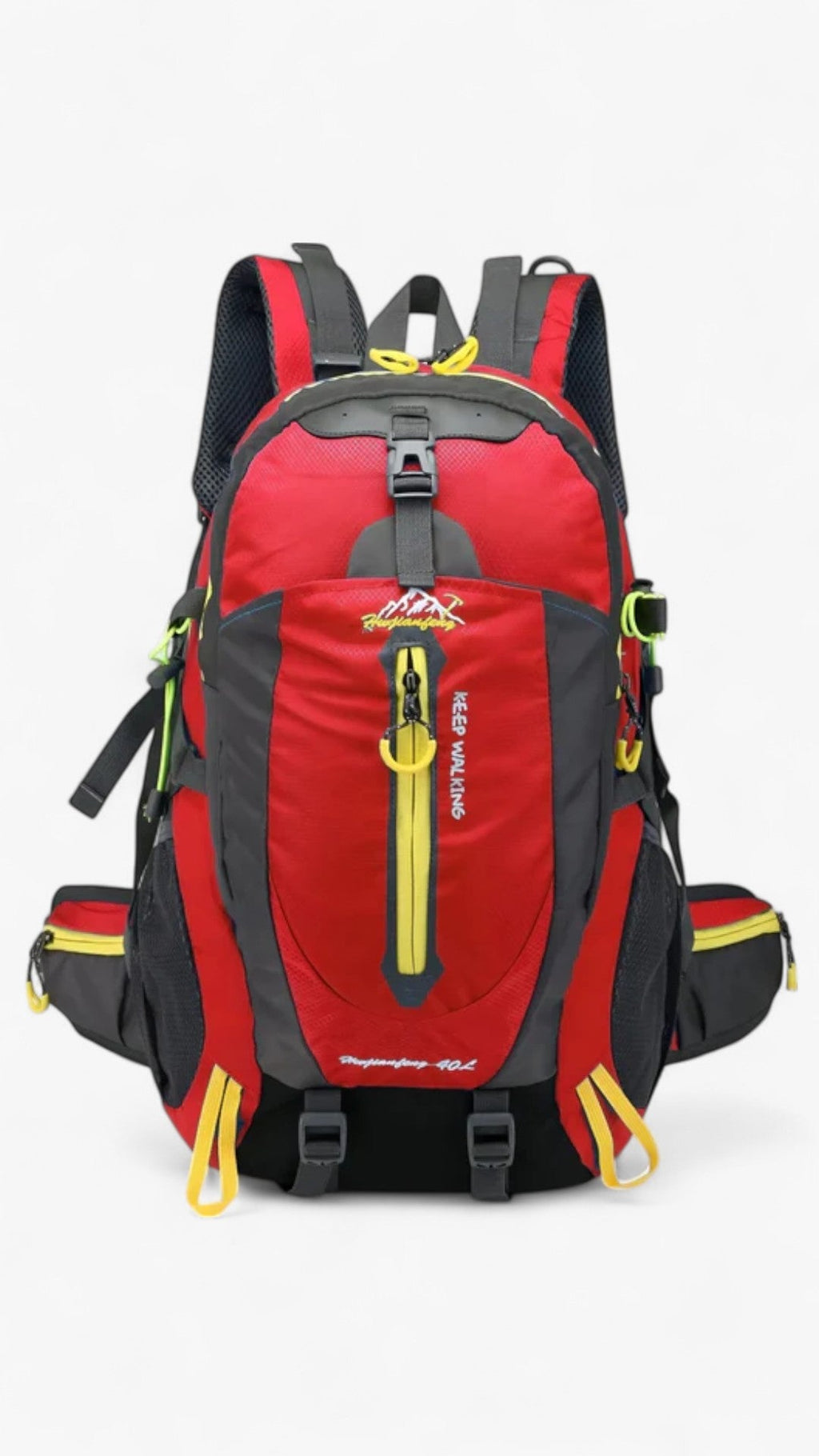 40L Water-Resistant Backpack with Laptop Compartment