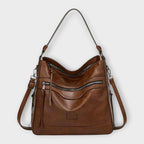 Bolso de hombro retro con interior amplio