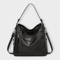 Bolso de hombro retro con interior amplio