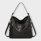 Bolso de hombro retro con interior amplio