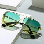 Italian-designed metal-frame sunglasses in a unisex fit