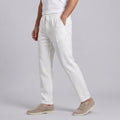 Pantalones de pierna ancha en mezcla de lino para un verano relajado