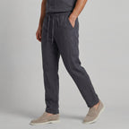 Pantalones de pierna ancha en mezcla de lino para un verano relajado
