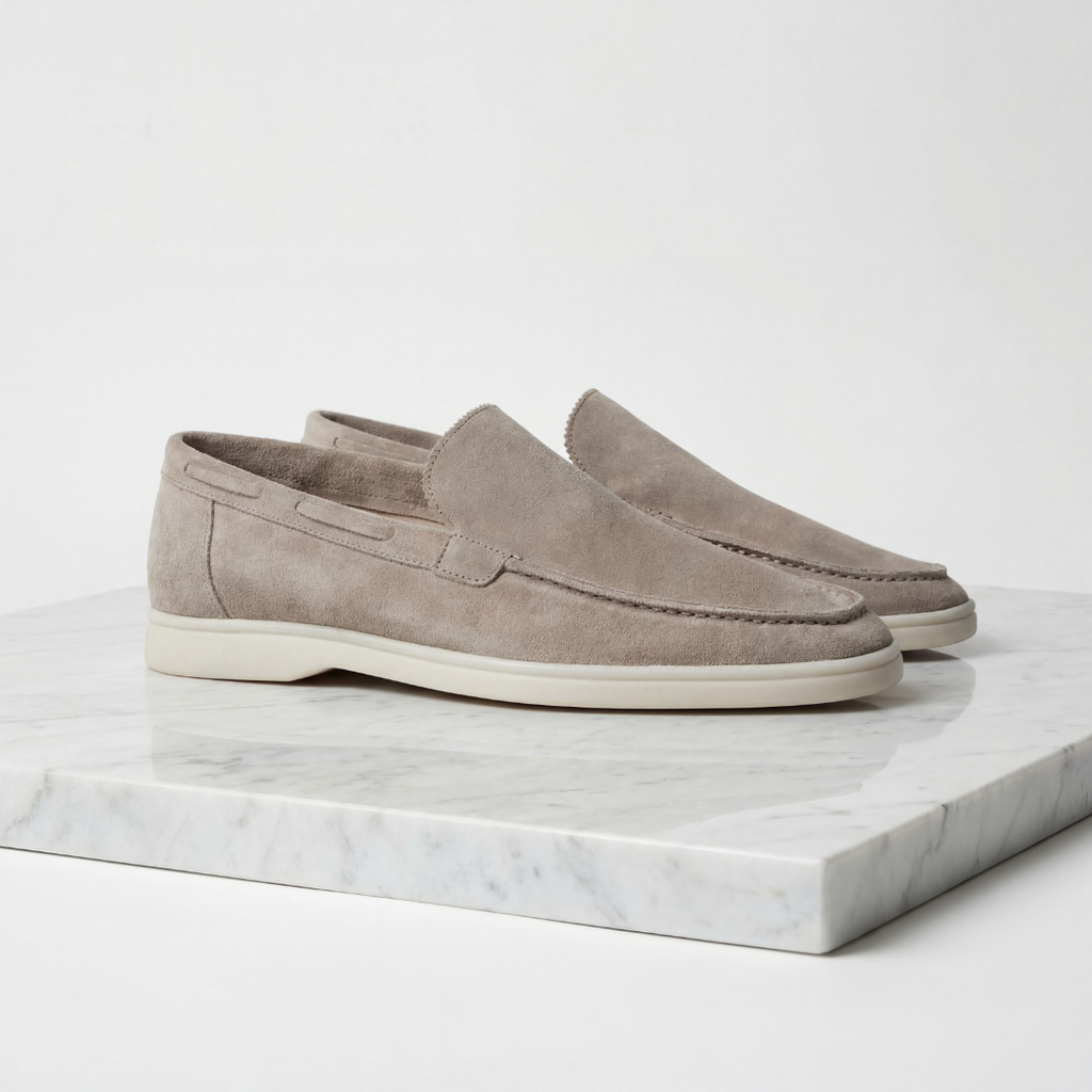 Men's Suede-Look Loafers with a Sleek and Flexible Silhouette
