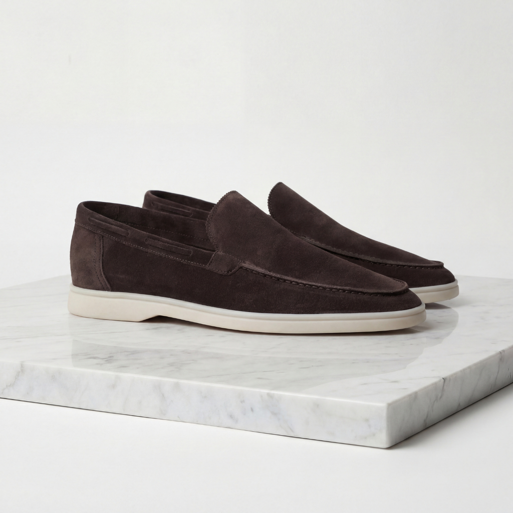Men's Suede-Look Loafers with a Sleek and Flexible Silhouette