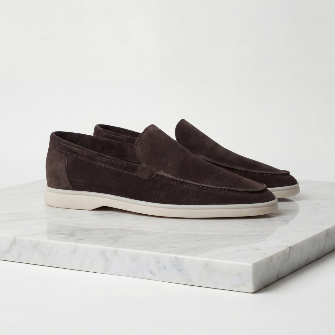 Men's Suede-Look Loafers with a Sleek and Flexible Silhouette