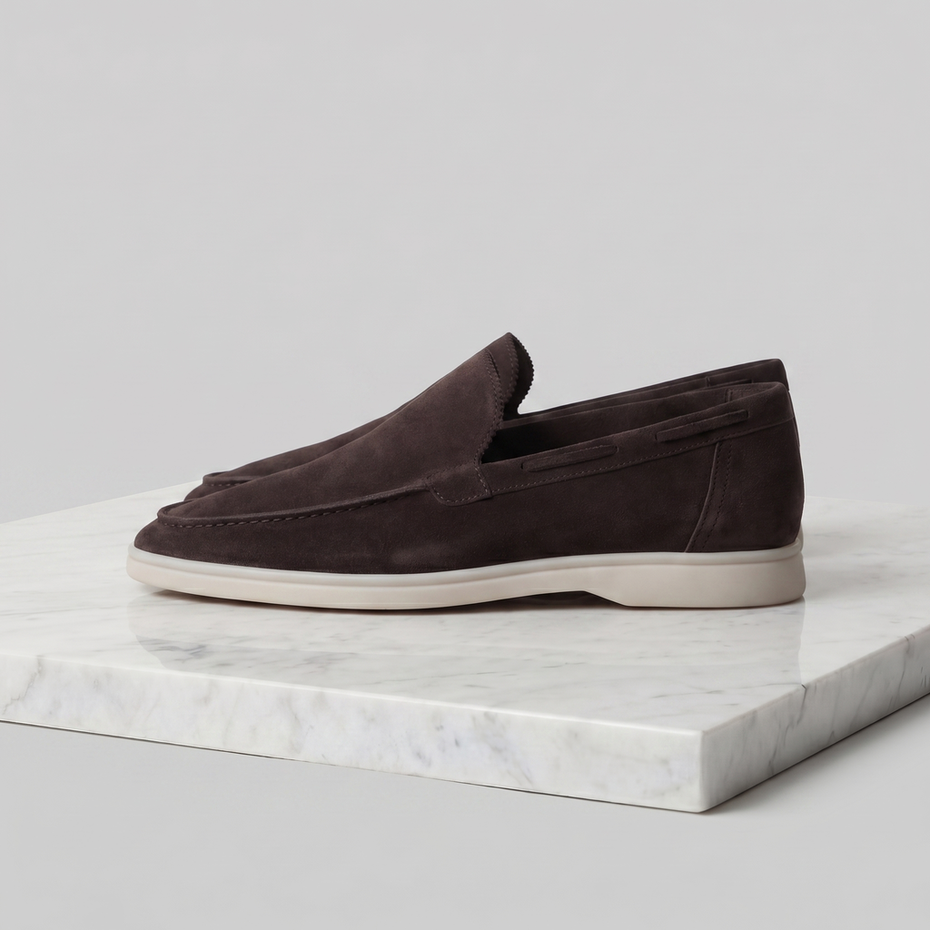 Men's Suede-Look Loafers with a Sleek and Flexible Silhouette