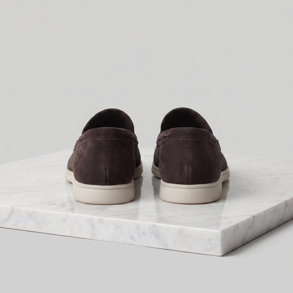 Men's Suede-Look Loafers with a Sleek and Flexible Silhouette